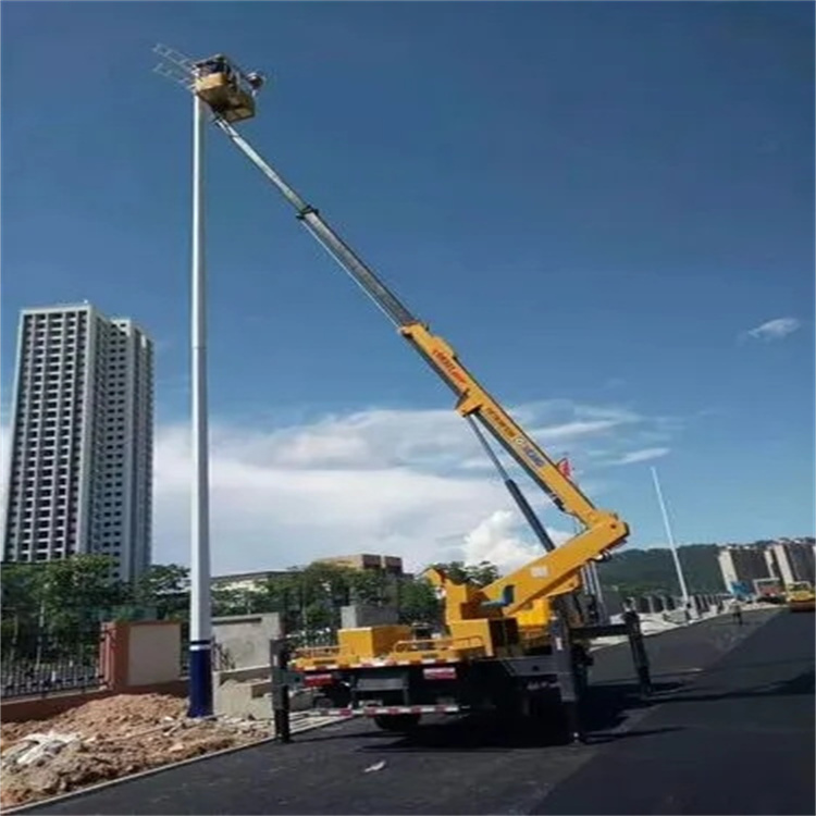 蠡县维修路灯的曲臂升降车出租