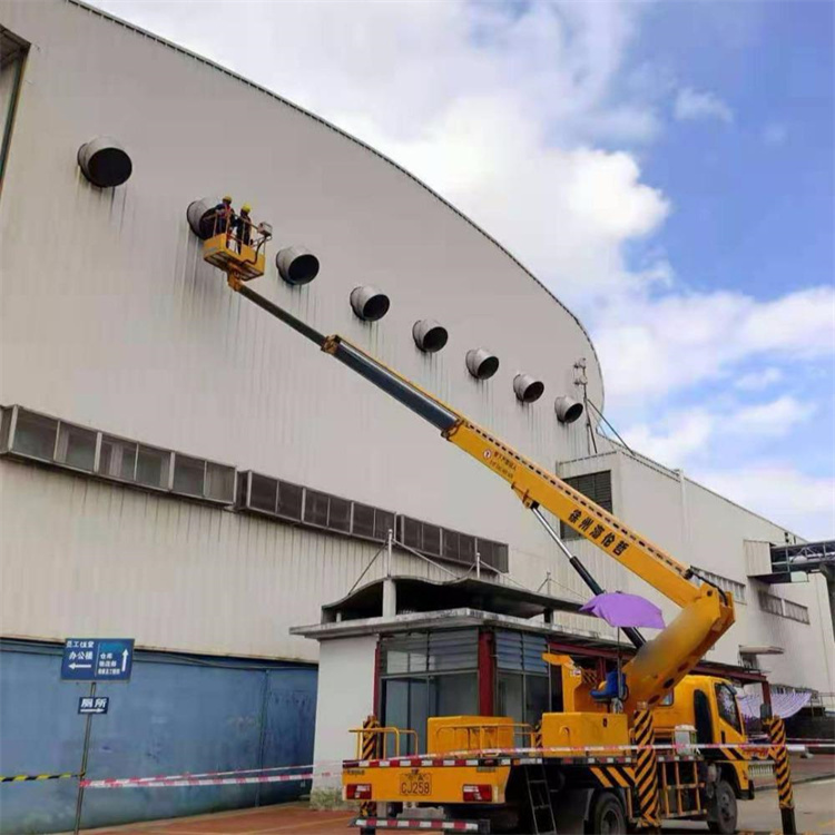 蠡县高空作业车出租服务：专业广告牌安装解决方案